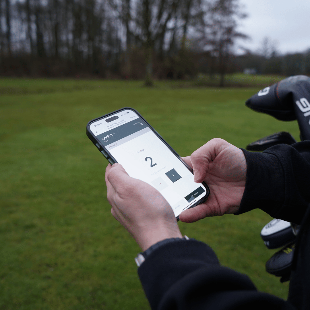 Widget im Golfplatzsetting